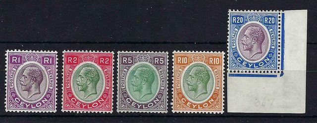 Image of Ceylon/Sri Lanka SG 363/7 UMM British Commonwealth Stamp